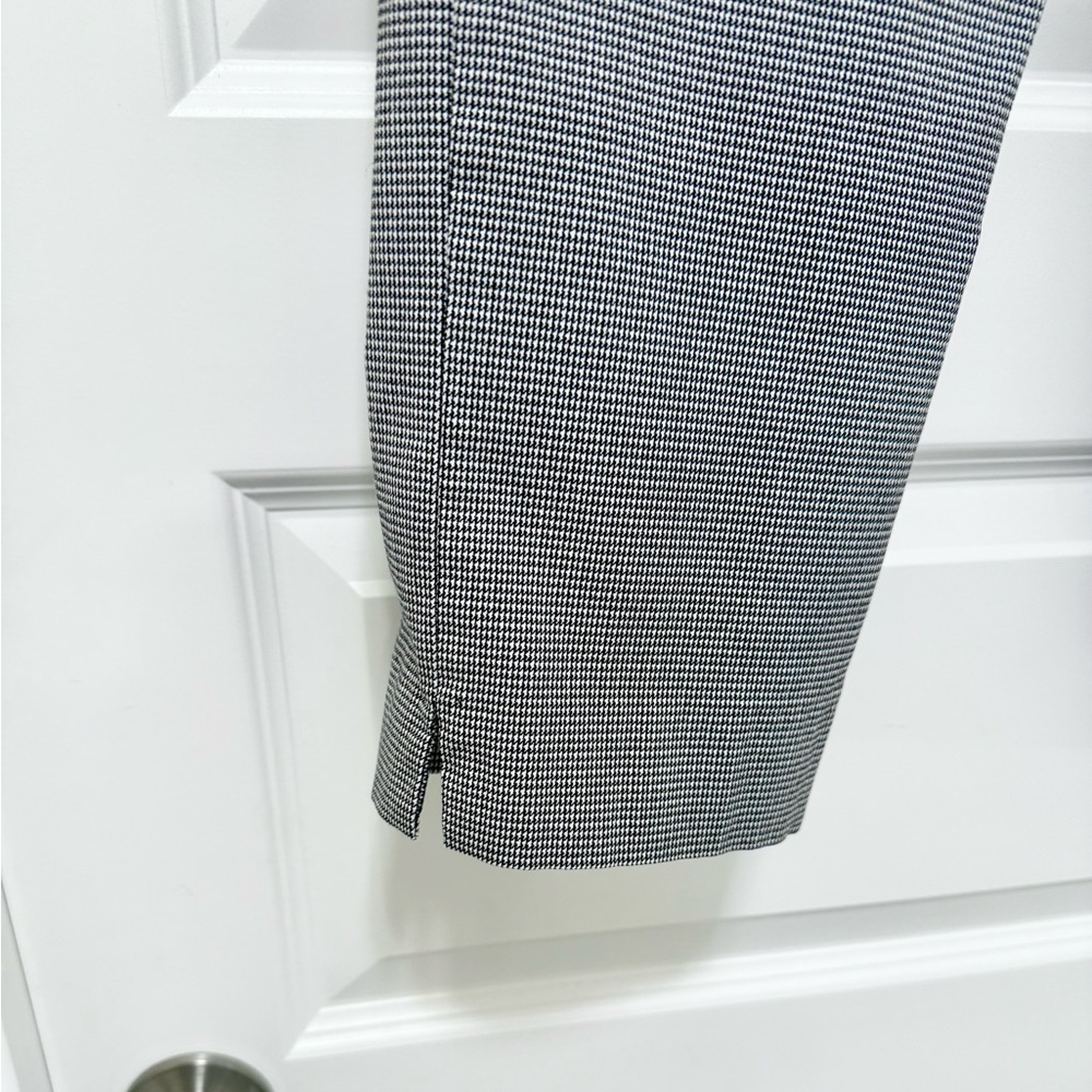 Black and White Houndstooth Cropped Pants Women’s Size M - Picture 7 of 9